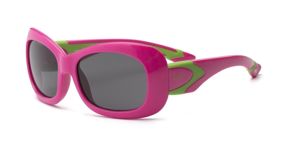 Real Kids Shades Breeze Sunglasses, UV Protection, Youth 7+, Pink/Lime