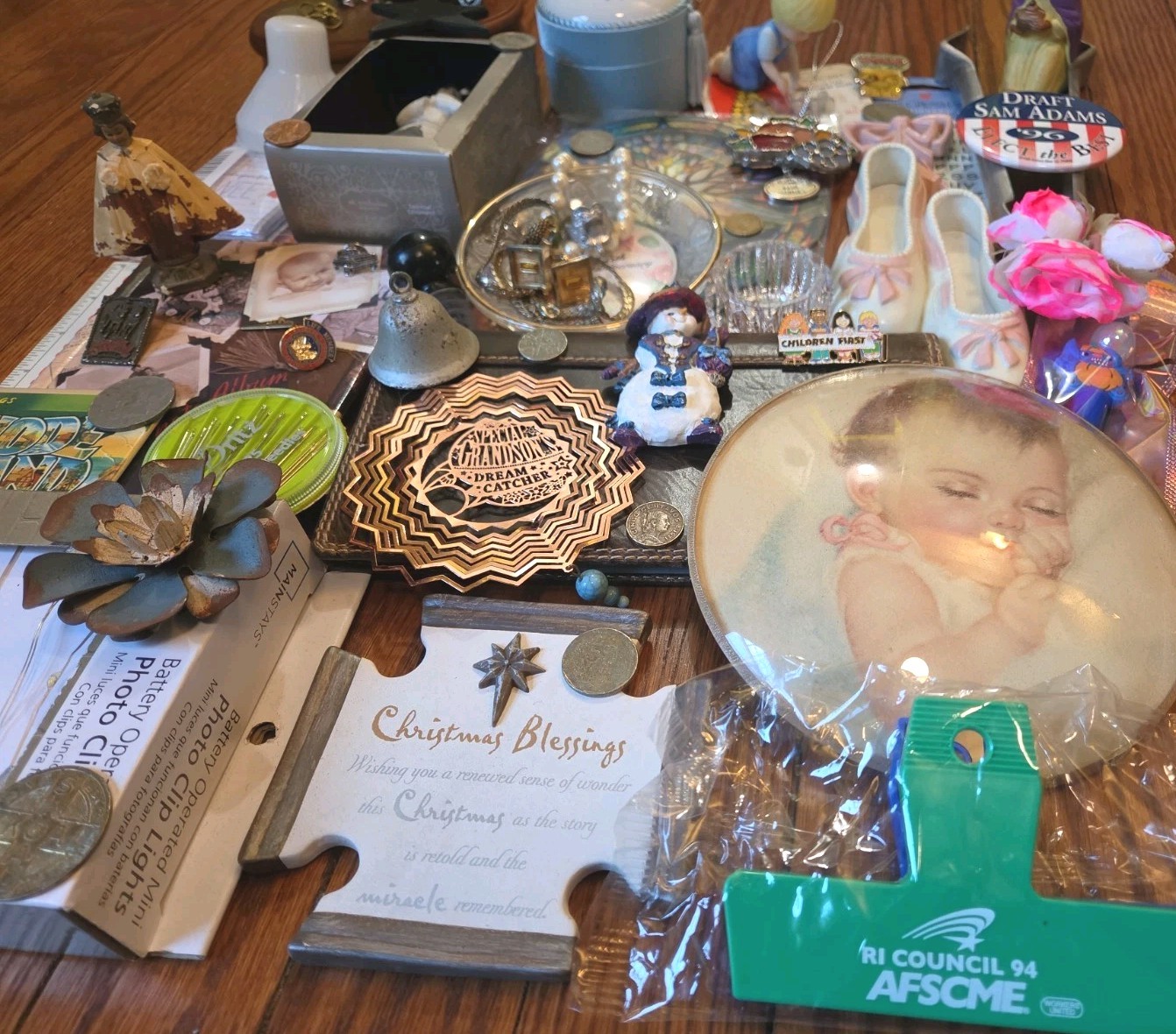 VINTAGE JUNK DRAWER LOT Coins Pins Collectibles And More!