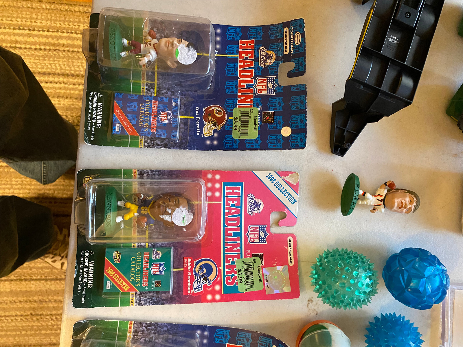 Huge Junk Drawer Toy Games Car Tractors Semi Blocks Figures NFL Stuff Lot Bundle