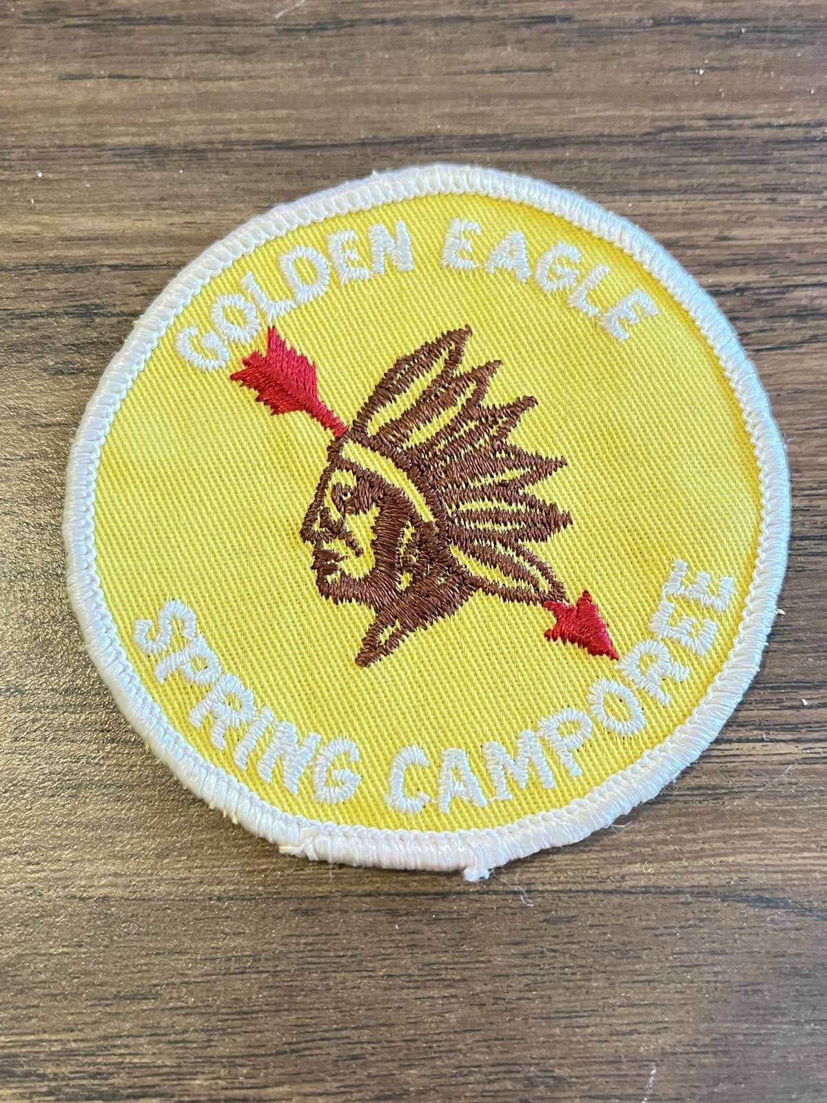 Golden Eagle Spring Camporee Boy Scouts of America Circular Patch