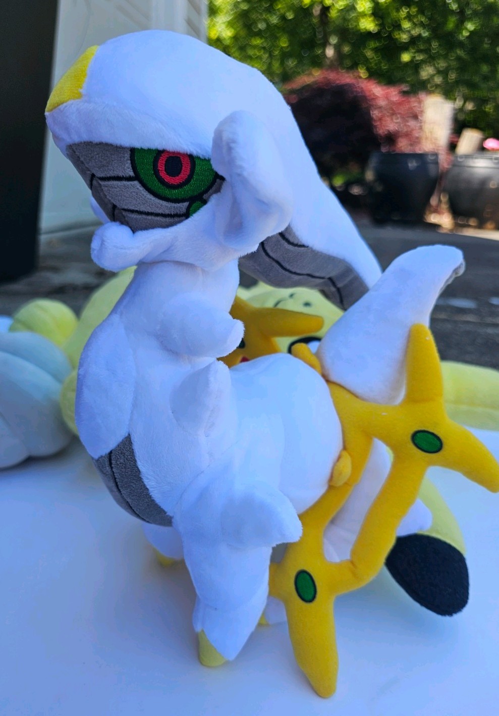 Pokemon Plush 7 Lot Arceus Grookey Bagon Combee Haunter Pikachu Build A Bear