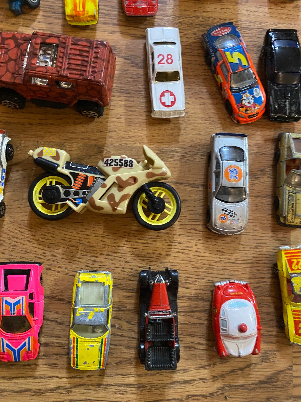 Random Junk Drawer Toy Car Cars Trucks Cycles Diecast Nascar Huge Lot Collection