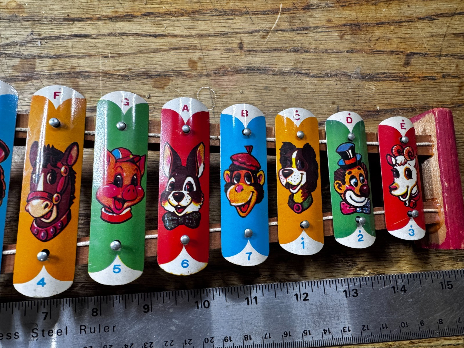 COOL COLLECTABLE Vintage Children’s Xylophone Box 2 FH