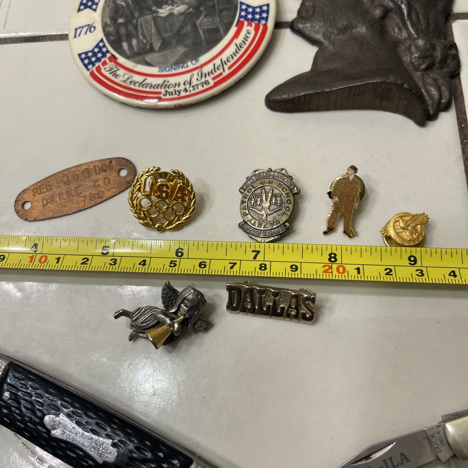VINTAGE Estate Drawer Lot of Collectibles POCKET KNIVES