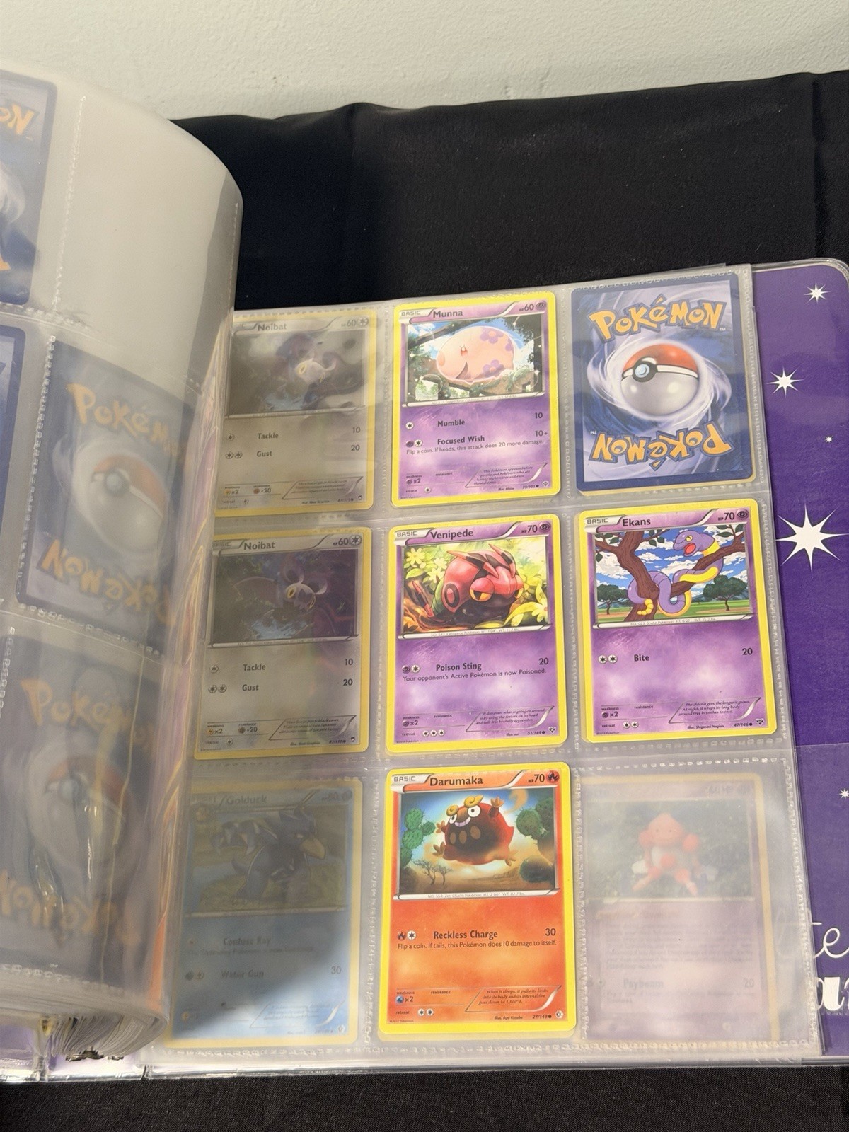 Mystery Pokémon Binder About Half Full Random Cards