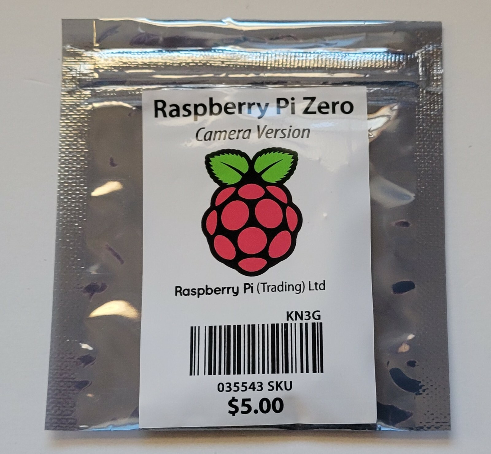 RASPBERRY PI ZERO – CAMERA VERSION 1.3 – BRAND NEW SEALED IN THE BOX