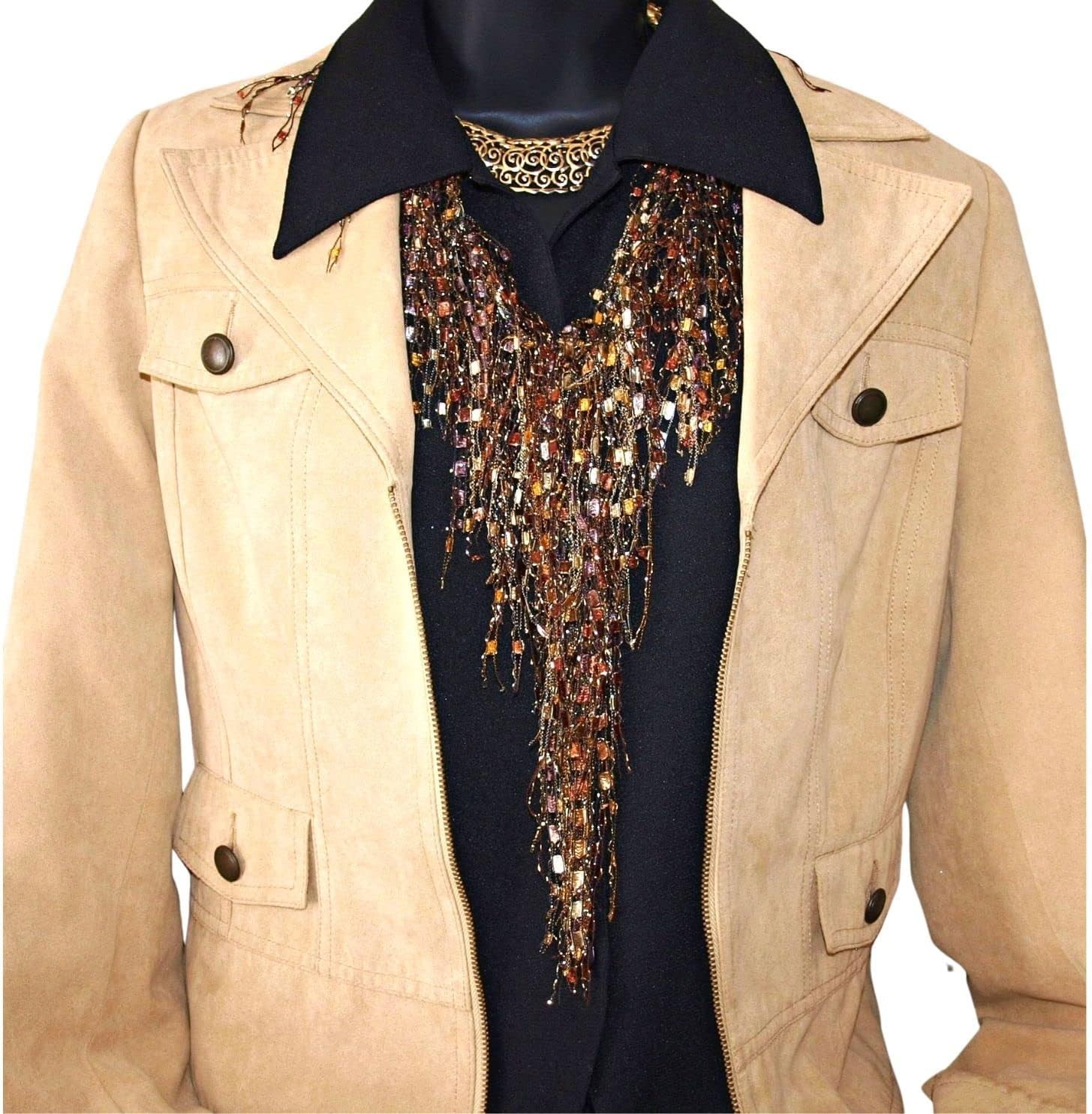 Lightweight Animal Print Scarf for Women