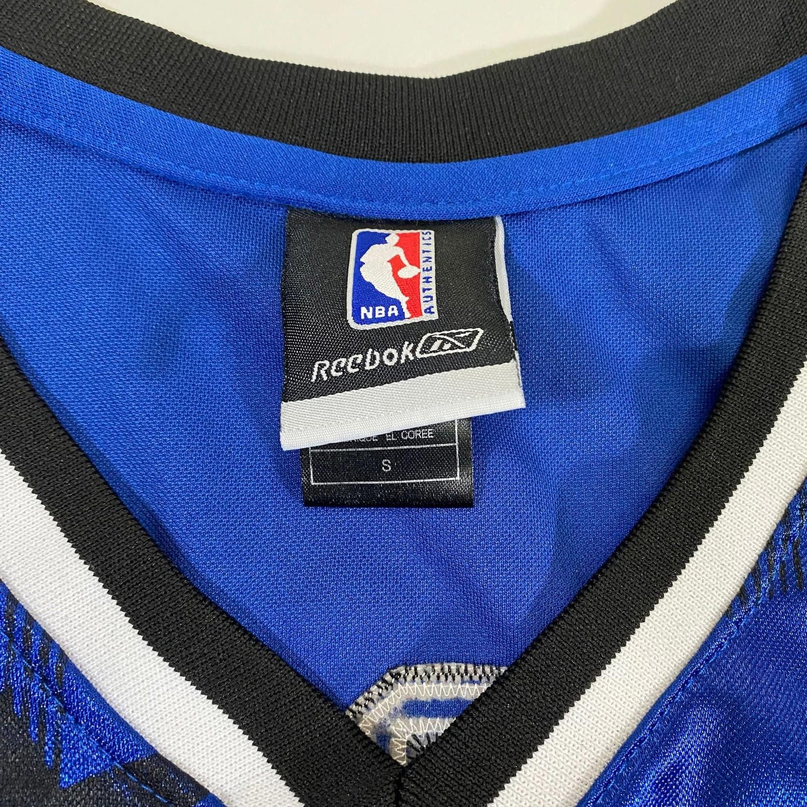 Reebok Tracy McGrady T-Mac Orlando Magic Sewn Blue Stars Jersey Men’s Small