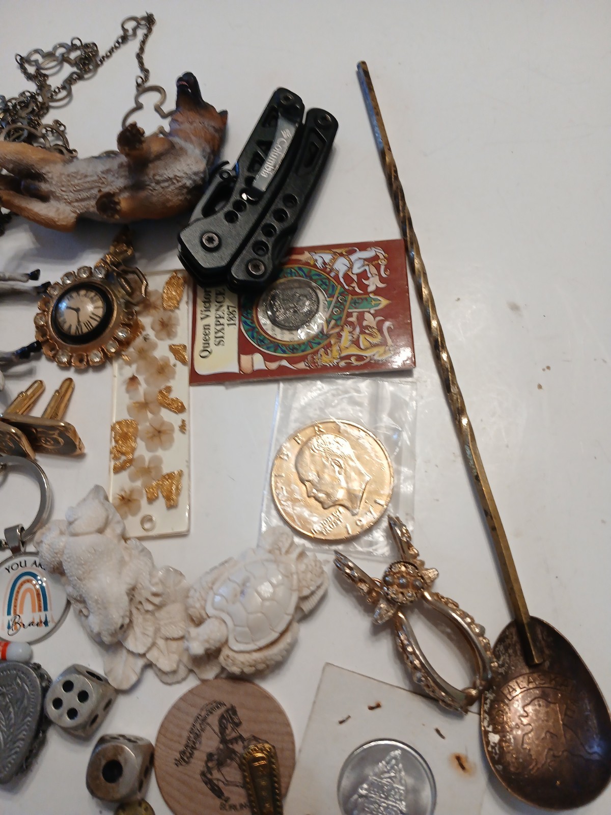vintage estate junk drawer collection lot