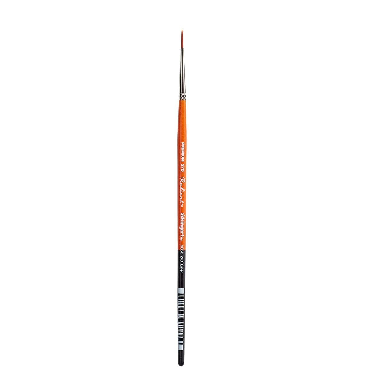 KINGART Radiant 6350-2/0 Liner Brush, Golden Synthetic, Acrylic/Oil/Watercolor