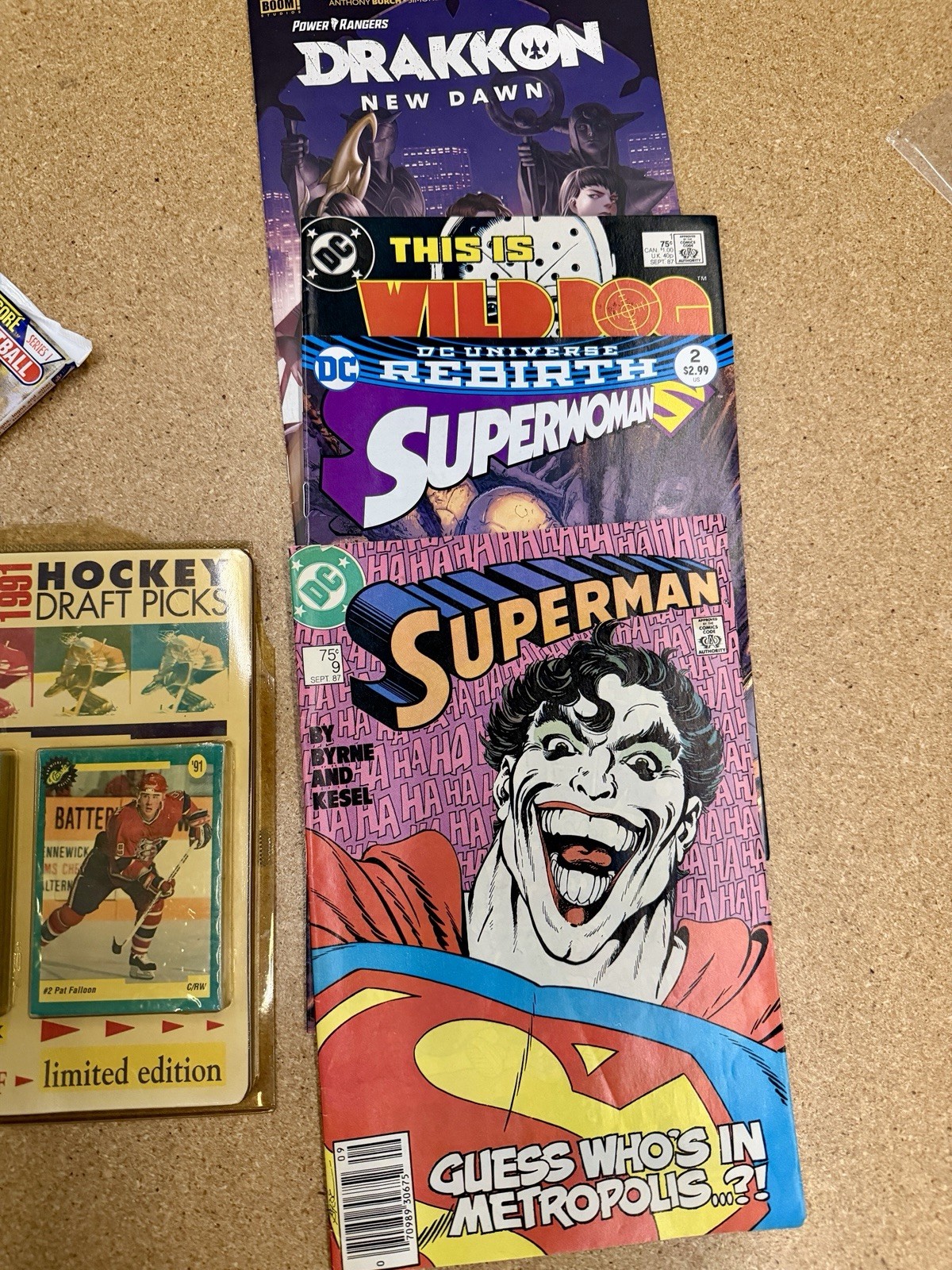 Sports Comics & Coins Collection Lot # 3 Football Hockey Baseball DC Marvel