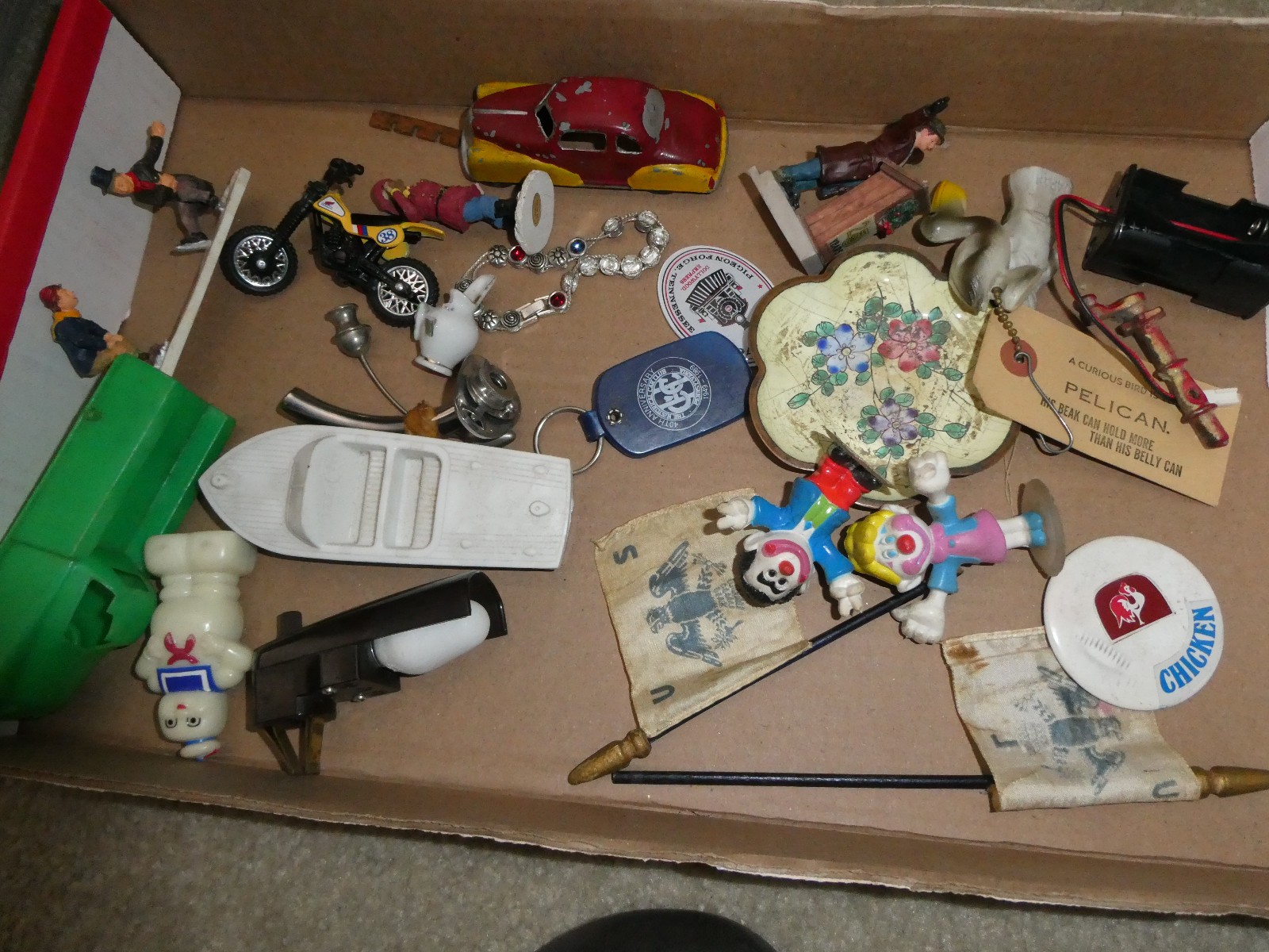 Vintage Junk Drawer Lot of Figurines Collectible Toys and More #2