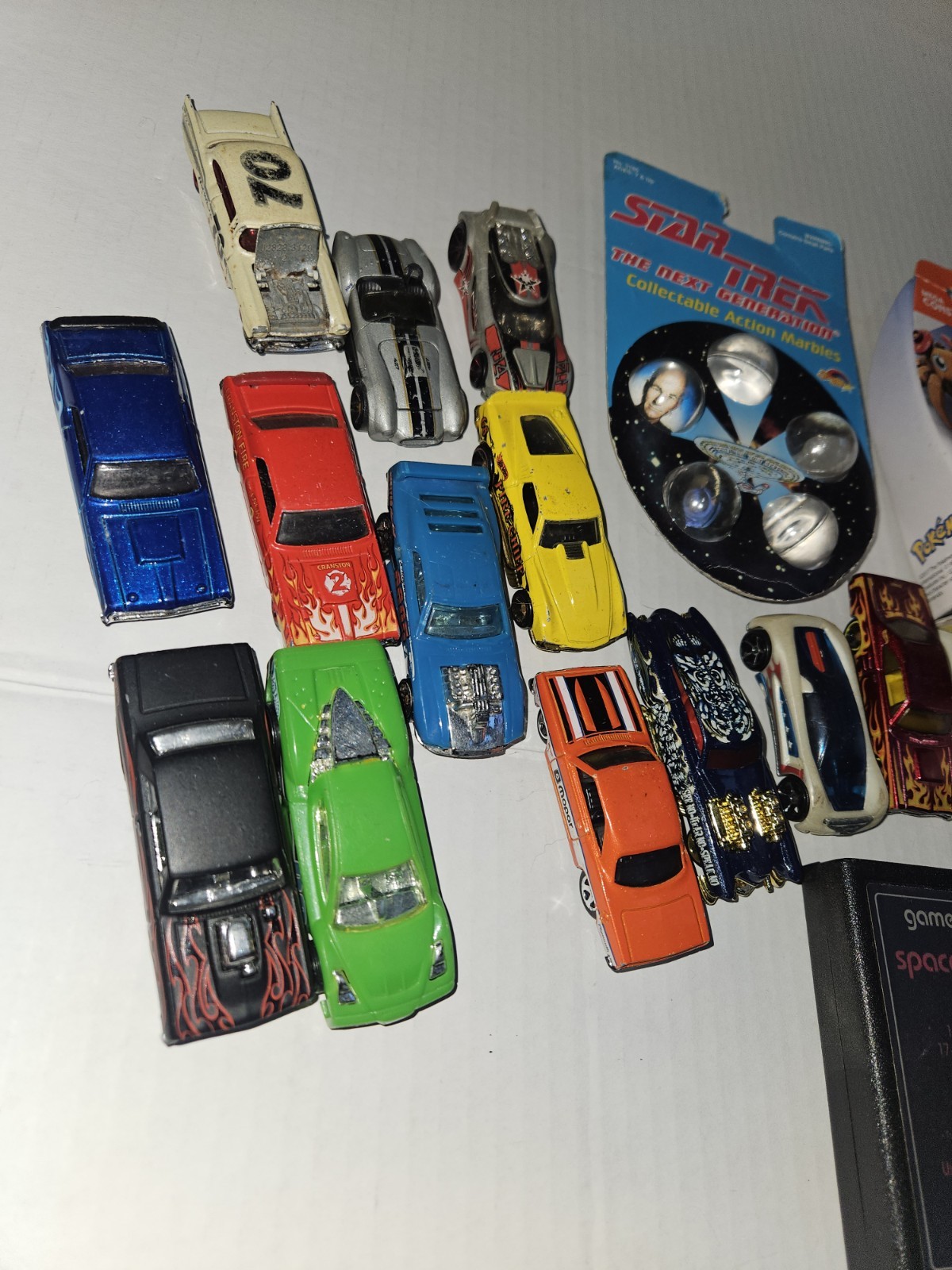 Vintage Junk Drawer Lot Retro Toy GameCube Star Trek Atari Pokémon Hotwheels