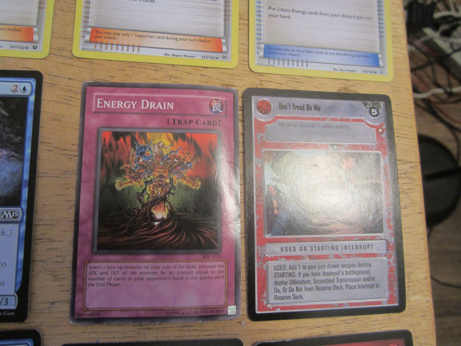 old trading cards lot Krabby 51/62 POKEMON CARD yugioh cards junk drawer lot