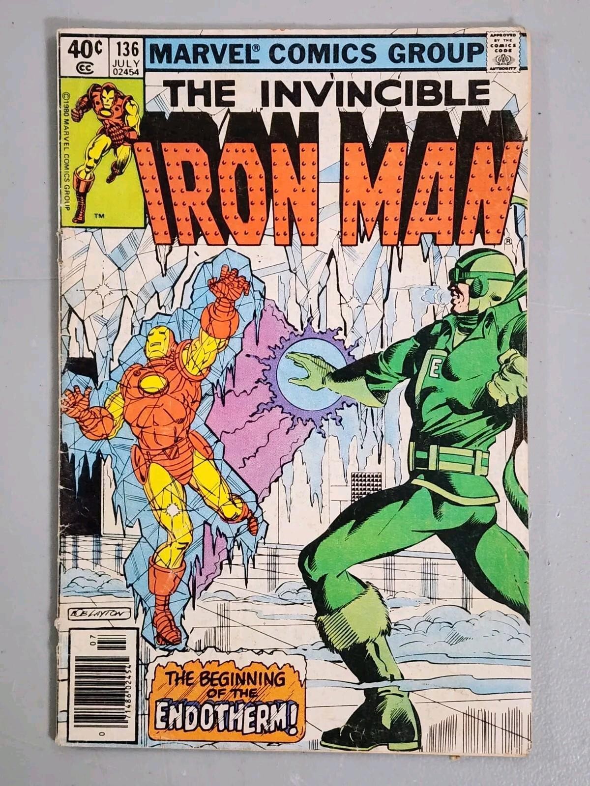 Iron Man vol 1 #124 125 136 139 152 x 2 all Newsstand Readers Marvel 1979-83