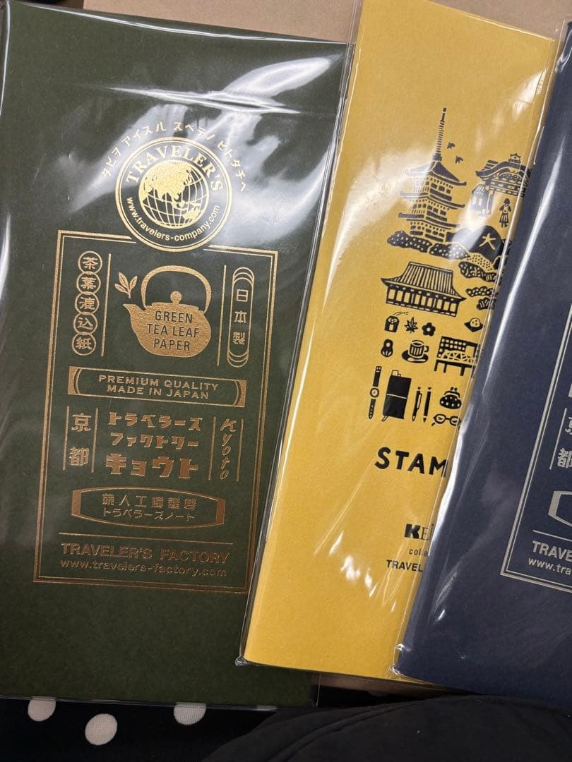 Traveler’s Factory Kyoto Limited Refill Set of 3 Traveler’s Notes