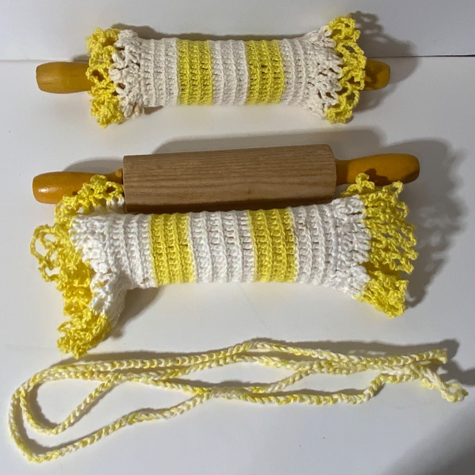 VTG Kitchen Junk Drawer Lot Assemblage Art 4# Utensils With Yellow Handles Mouli