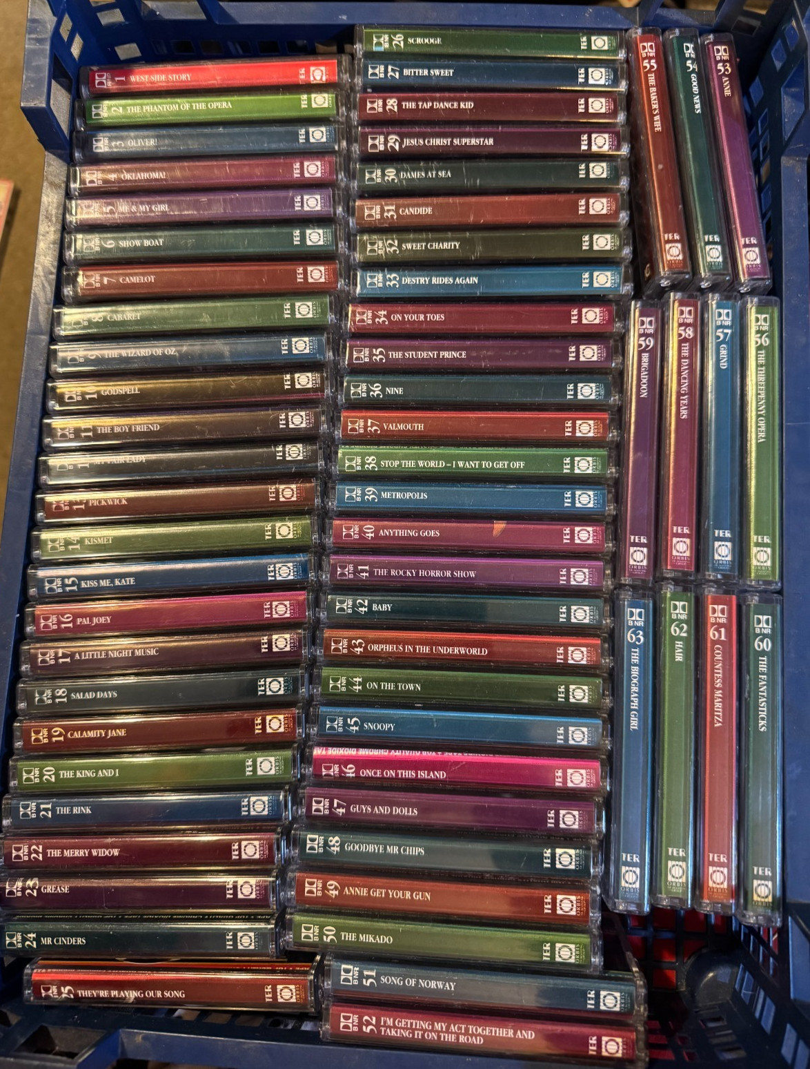 ORBIS: THE MUSICALS COLLECTION – FULL SET 1 TO 75 CASSETTE BUNDLE + FREE UK POST