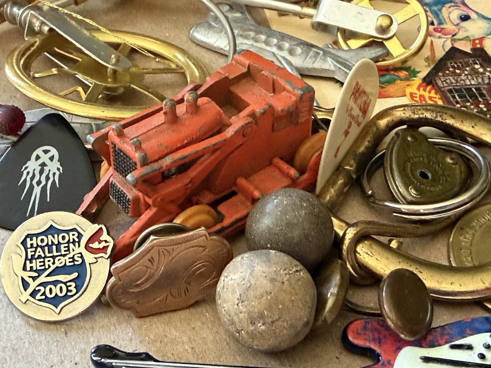 VTG Junk Drawer Lot ~ Collectible ~ Treasures ~ Jewelry ~ Toy ~ Bottle Opener