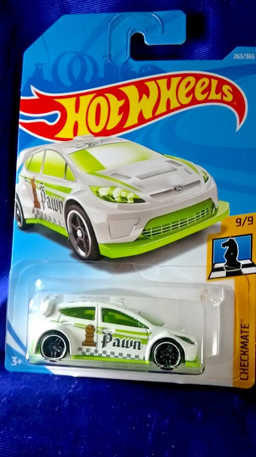 Hot Wheels ’12 Ford Fiesta Race Car Checkmate Series #9/9 Diecast 1:64 Scale