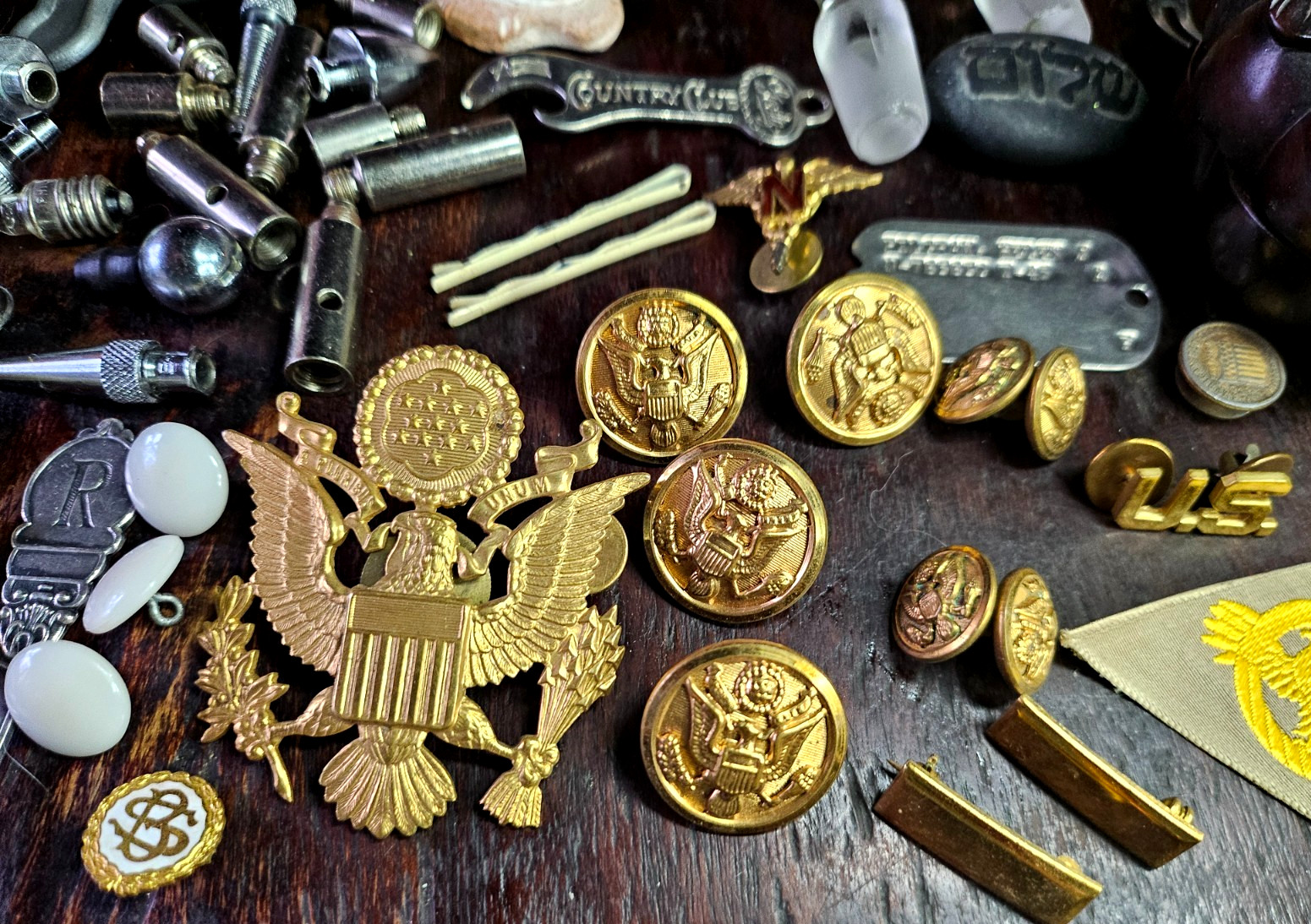 PREMIUM JUNK DRAWER Lot Trinket Smalls Vintage Knick Knacks Resale Tchotchkes