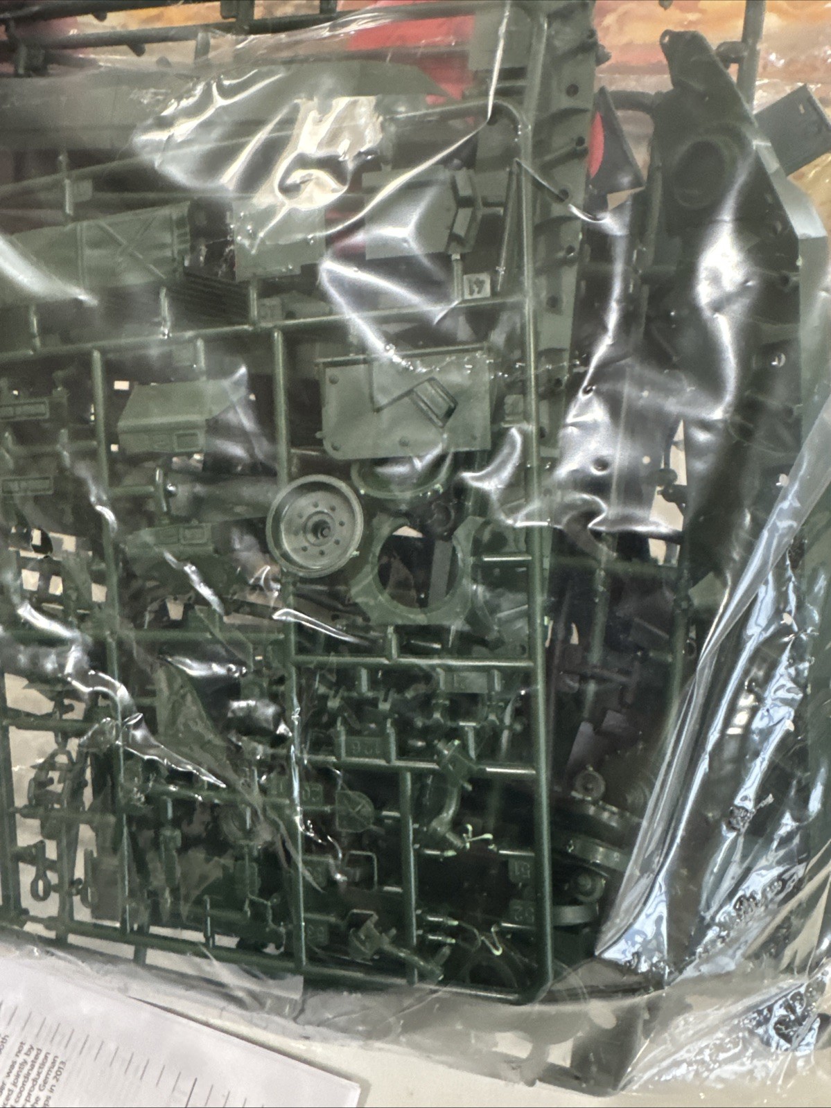 SPz Puma 1:35 Scale Model Plastic Opened