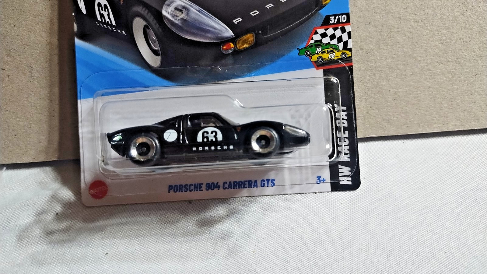 Hot Wheels Porsche 904 Carrera GTS HW Race Day #3/10 Black Diecast 1:64 Scale