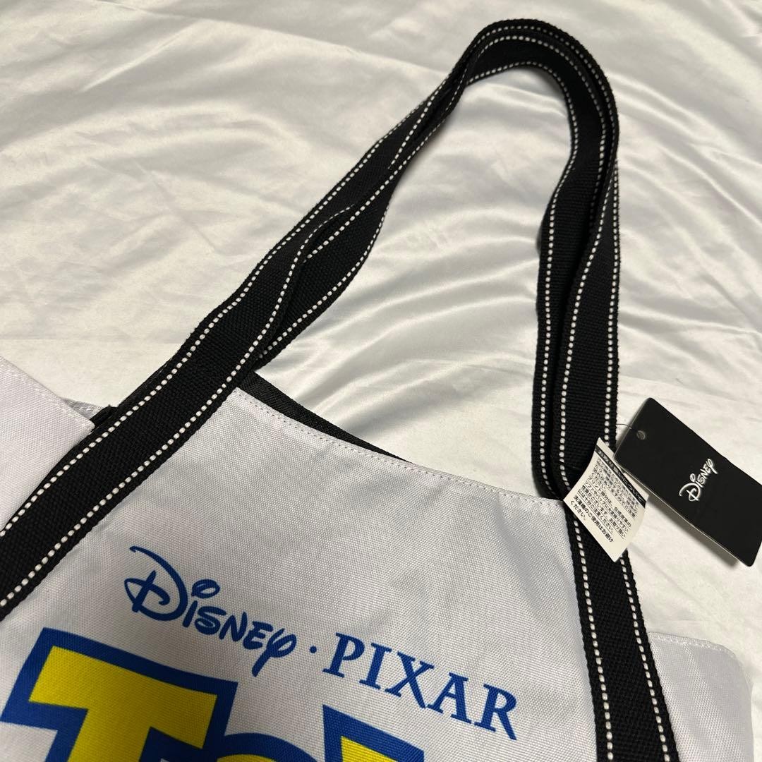 Out of print tote bag [Disney] Balloon tote bag Toy Story logo