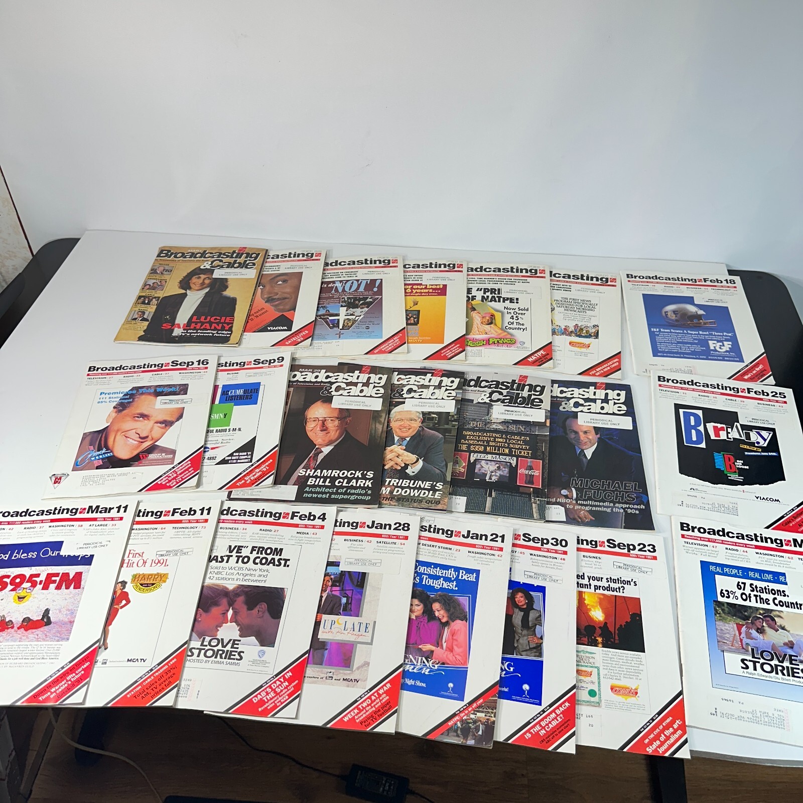 800+ HUGE Lot Broadcasting & Cable Magazines Vintage TV Radio History 1990-2000s