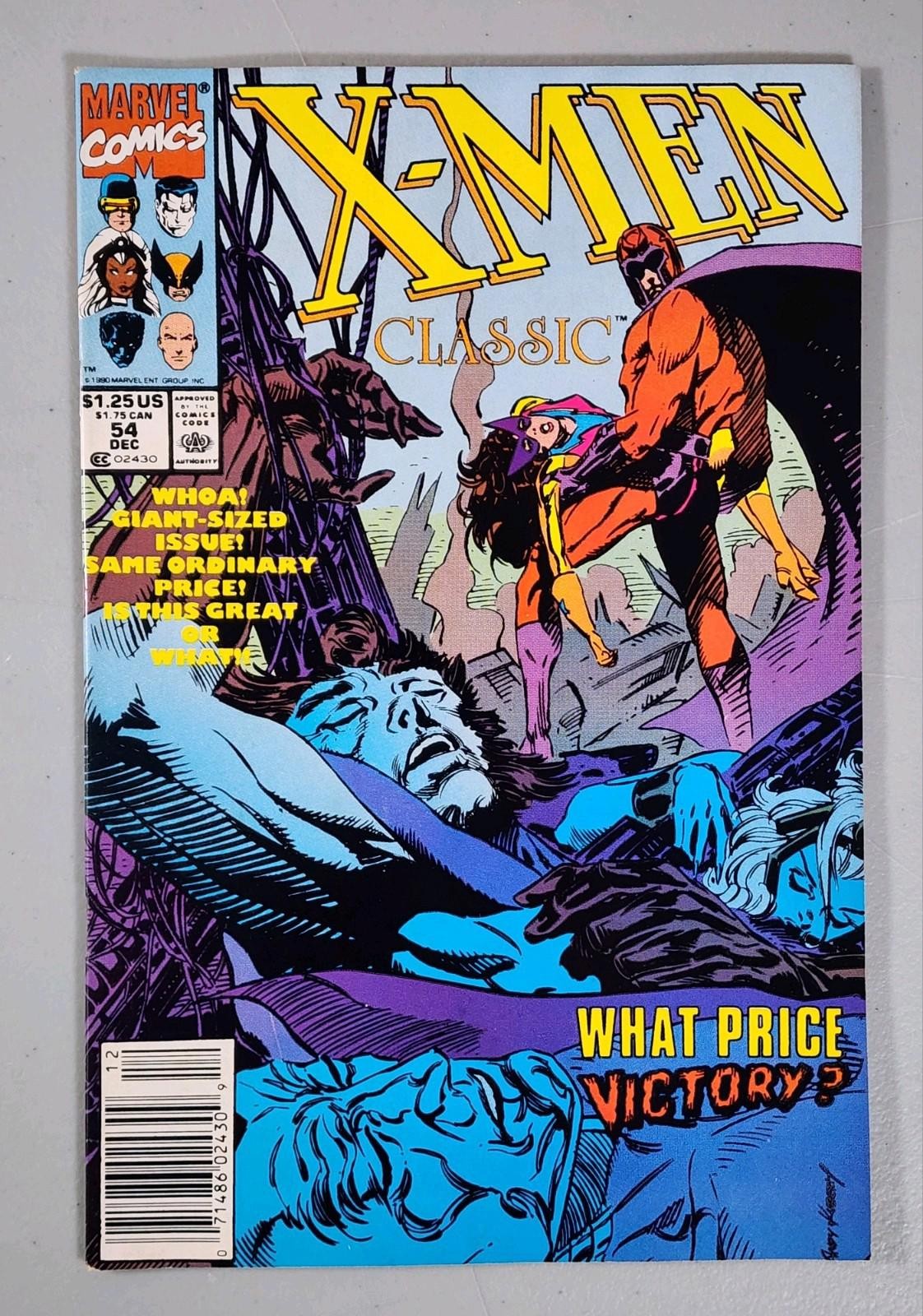 Classic X-Men #54 VF/NM or Better Newsstand 1990 Marvel Comics