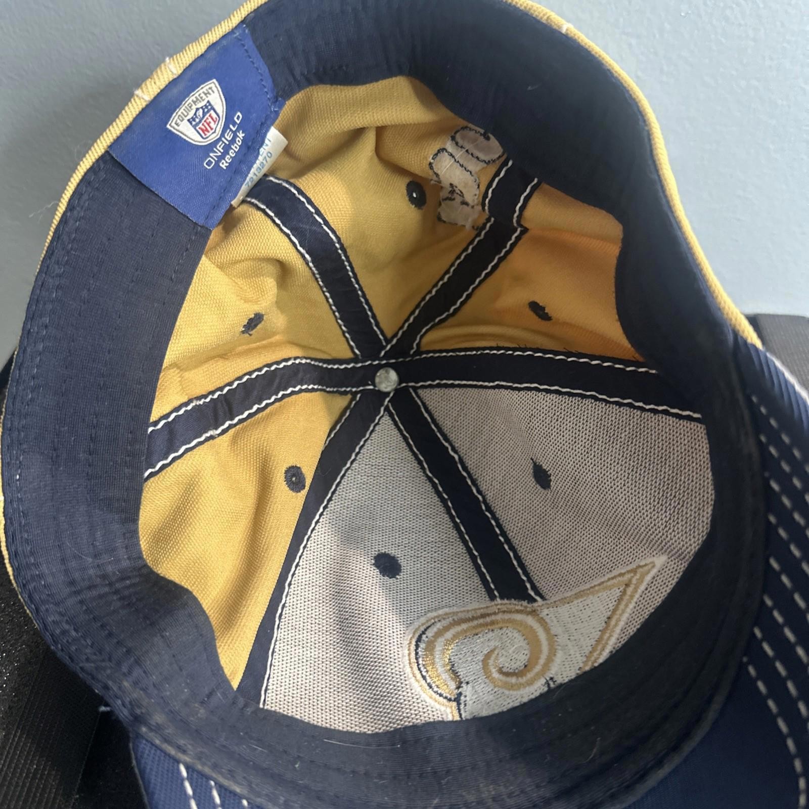 Los Angeles Rams Hat Cap NFL Size L/XL Flex Stretch Fitted