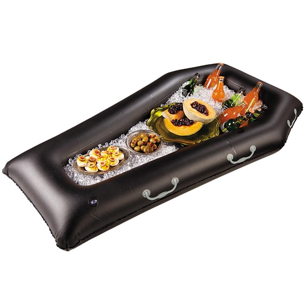 Beistle Inflatable Coffin Buffet Cooler Multicolor 52 inches Functional Standard