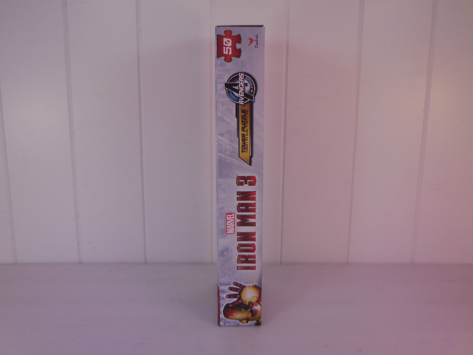 Marvel Comics Iron Man 3 50pc Tower Puzzle 5″ X 18.8″ Avengers NEW in Box VS19
