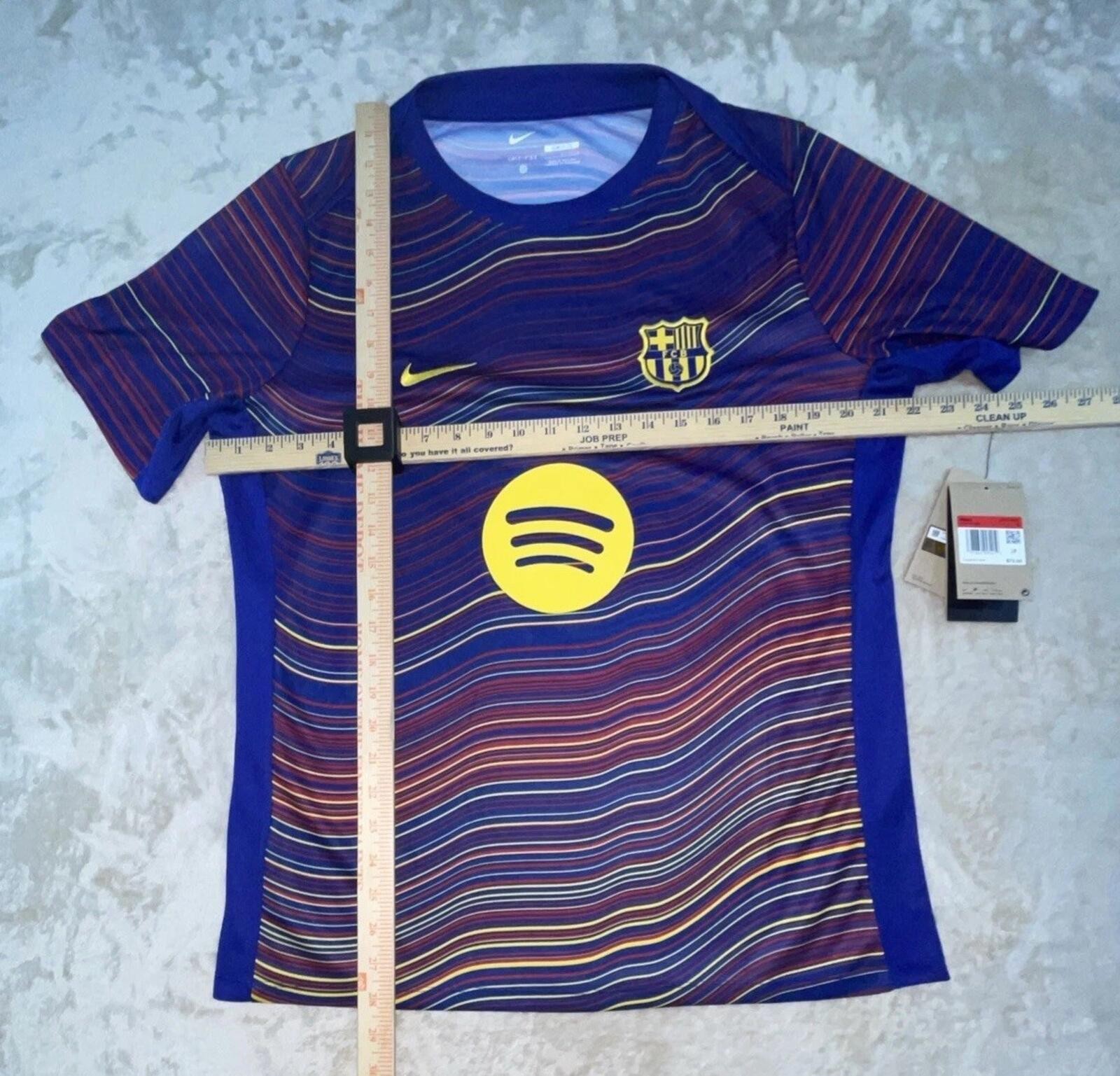 AUTHENTIC Nike FC Barcelona Academy Pro Home Pre-Match Top Size Men’s Large NWT