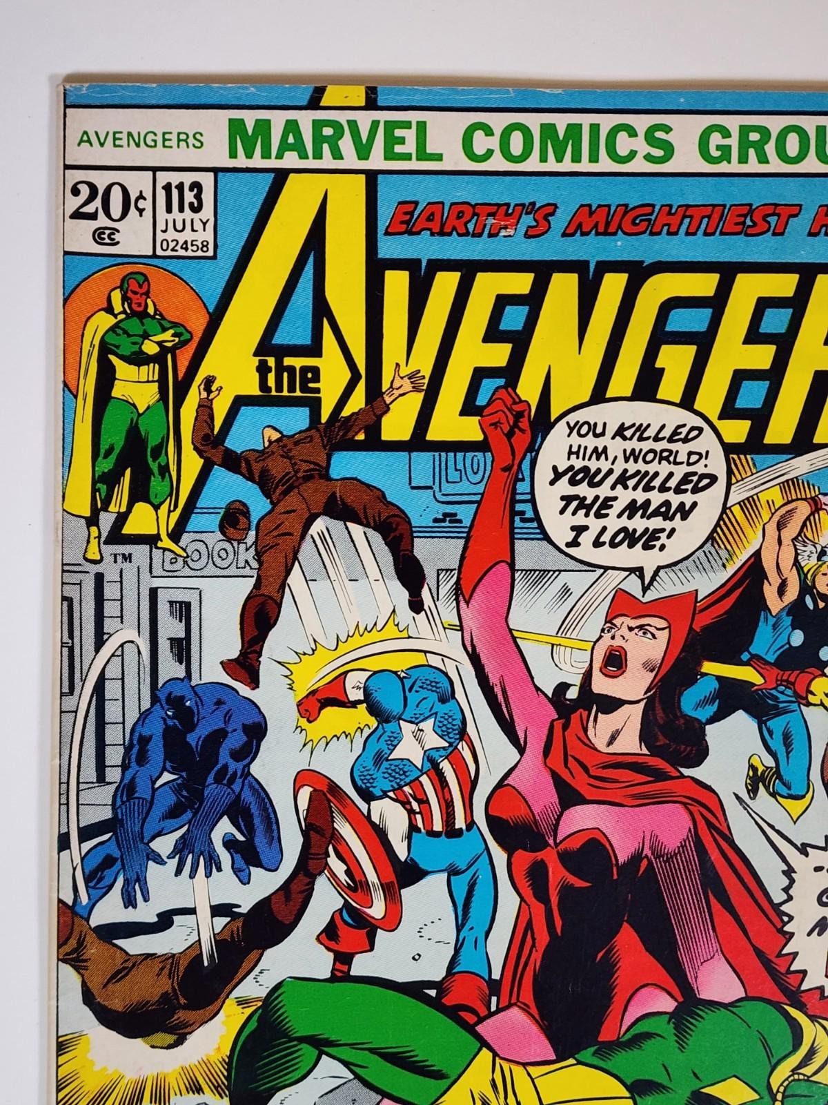 AVENGERS #113 Fine FN Marvel 1973 2nd App Mantis