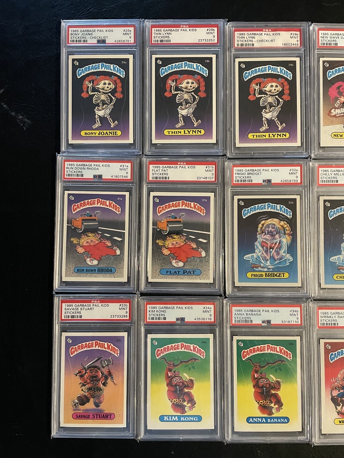 Garbage Pail Kids OS1 ALL PSA 9 Lot! THE ENTIRE 88 card set Graded Mint!!