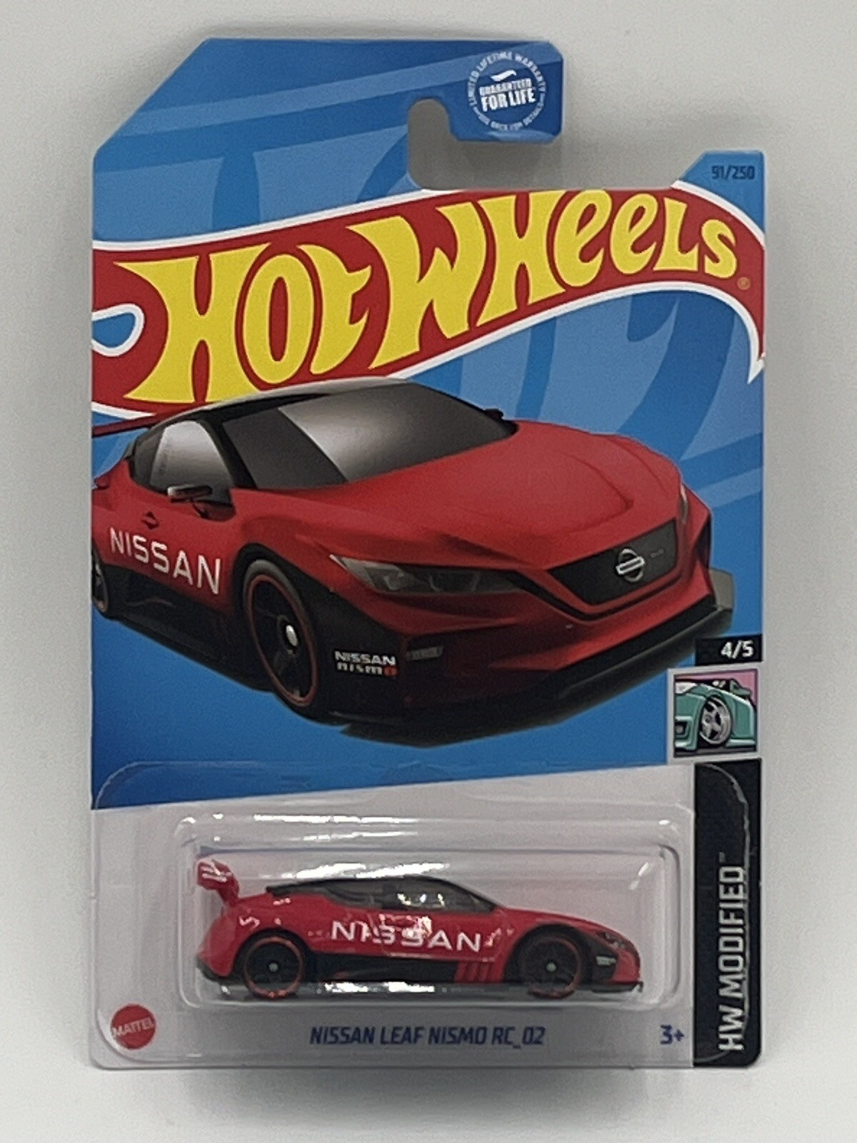 Hot Wheels Nissan Leaf Nismo RC_02 HW Modified #4/5 Red 91/250