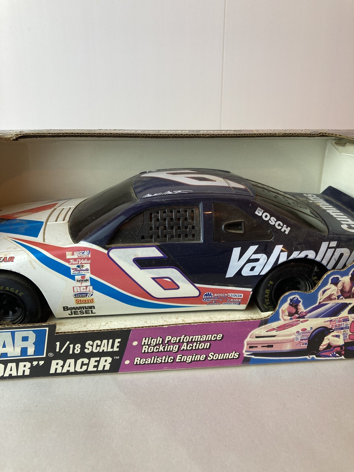 NASCAR radio-control car, boxed