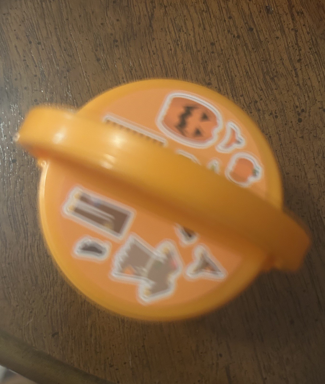 Lil McDonald’s Halloween Pumpkin Bucket Orange Mini Toy Happy Meal