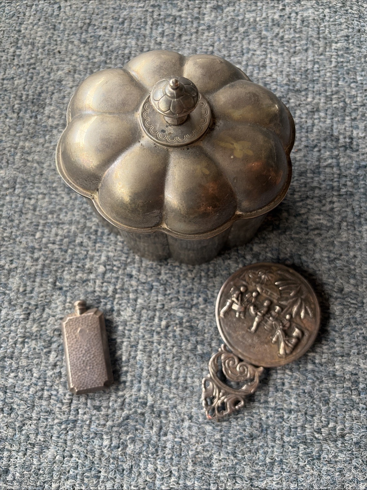 Antique/Vintage? Estate Sale Silver Plated Collectibles Lot