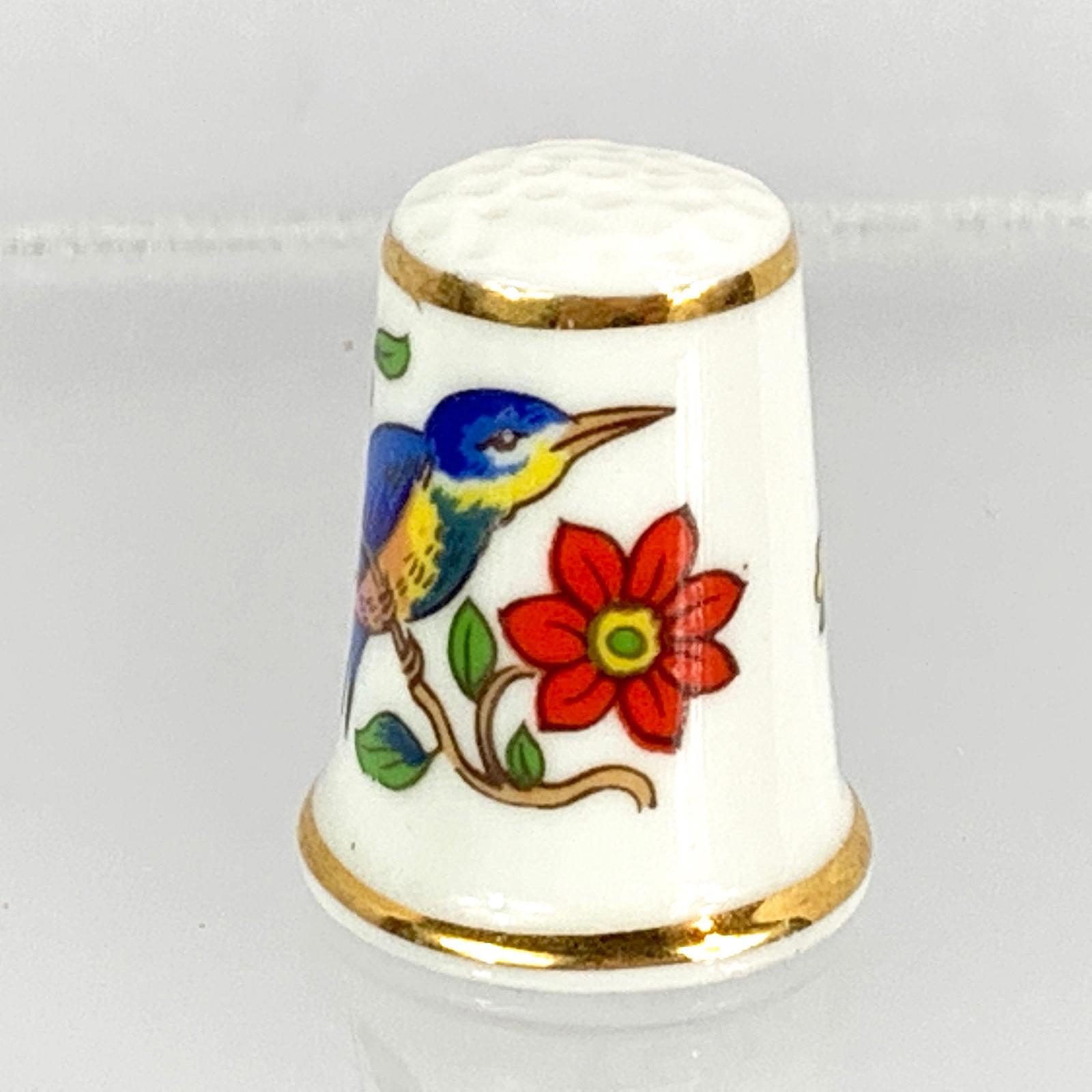Pembroke Bird Thimble by Aynsley China England