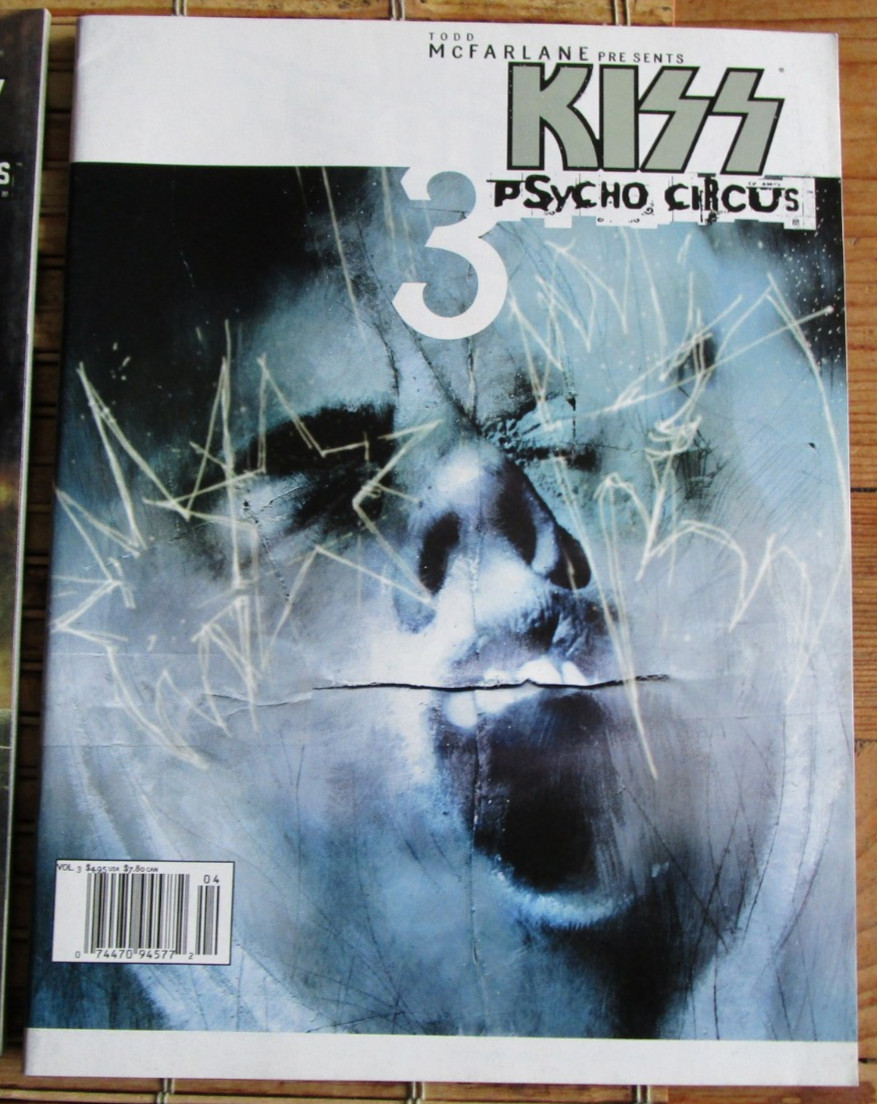 LOT OF 10 KISS Magazine Size Comic Book: Psycho Circus Aug 1999 1st Print, ex/nm