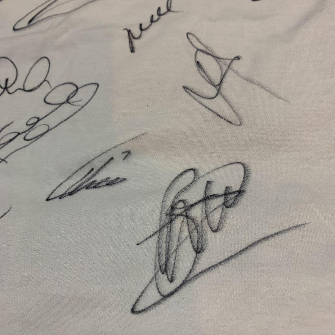 England Soccer Player Signed Polo Shirt Umbro White England Emblem Used