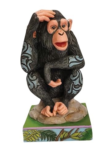 Enesco Jim Shore Chimpanzee, Figurine, 5.75in H
