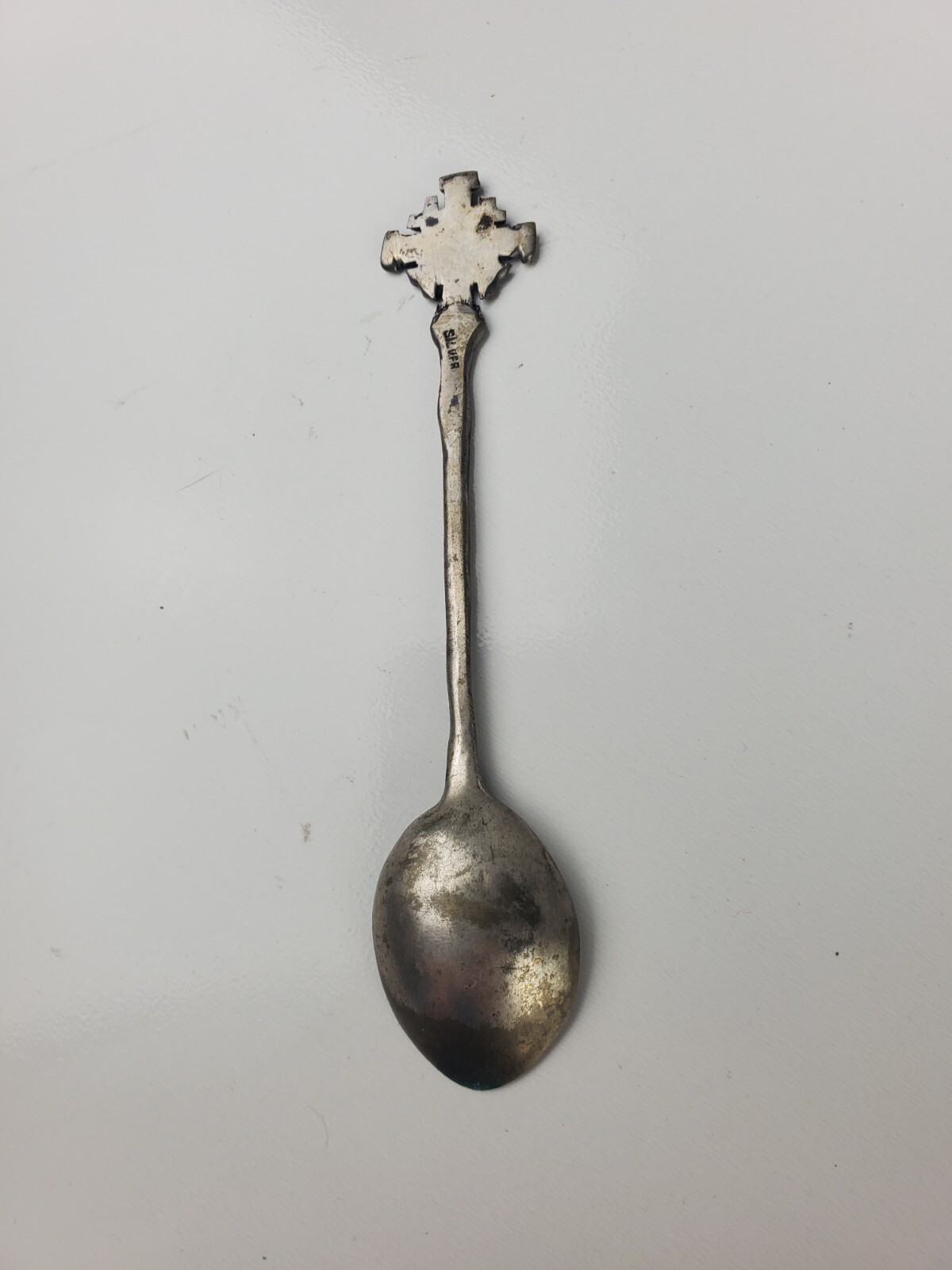VINTAGE 4-1/8″ JERUSALEM ISRAEL ‘SILVER’ Marked Tea Spoon Souvenir