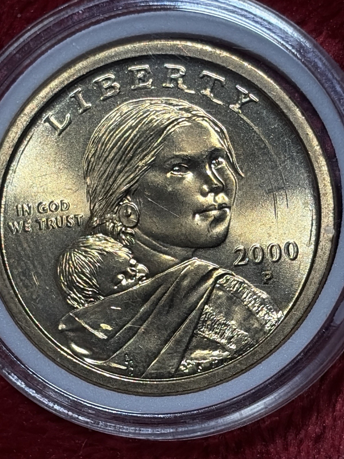#659 UNC “2000 P” Lot of (3) $1.00 Sacagawea Native American Dollars MINT Coins