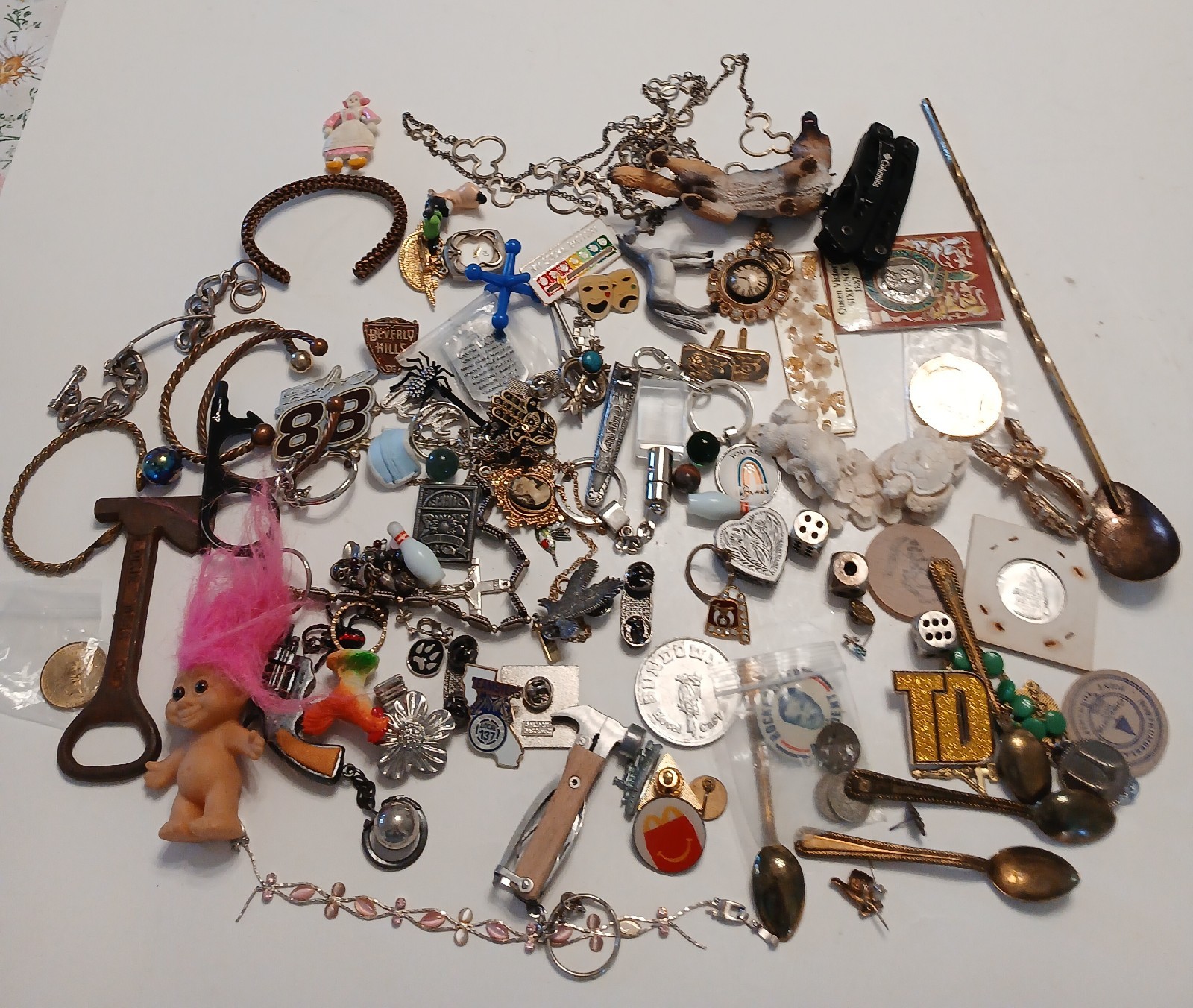 vintage estate junk drawer collection lot