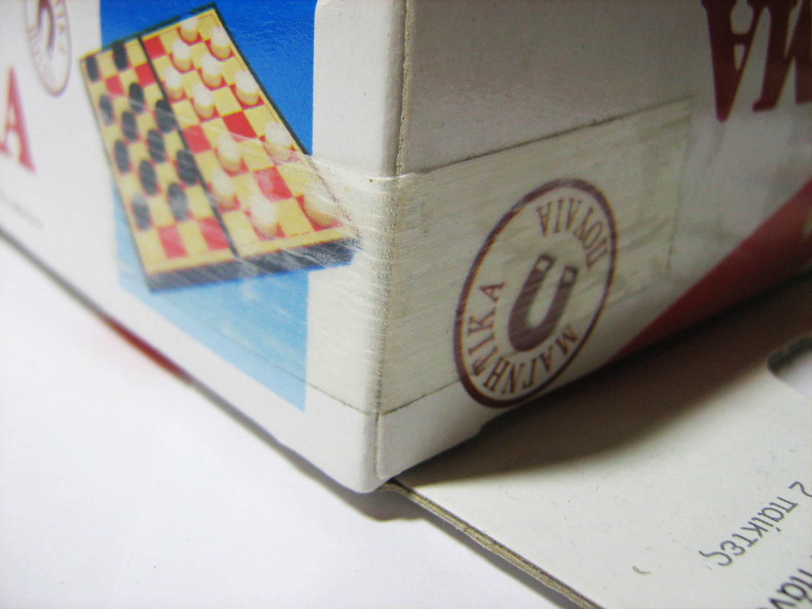 VTG HASBRO EL GRECO 1991 MB CHECKERS MAGNETIC GREEK NEW SEALED