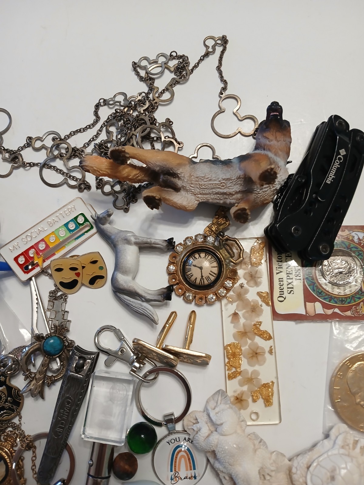 vintage estate junk drawer collection lot