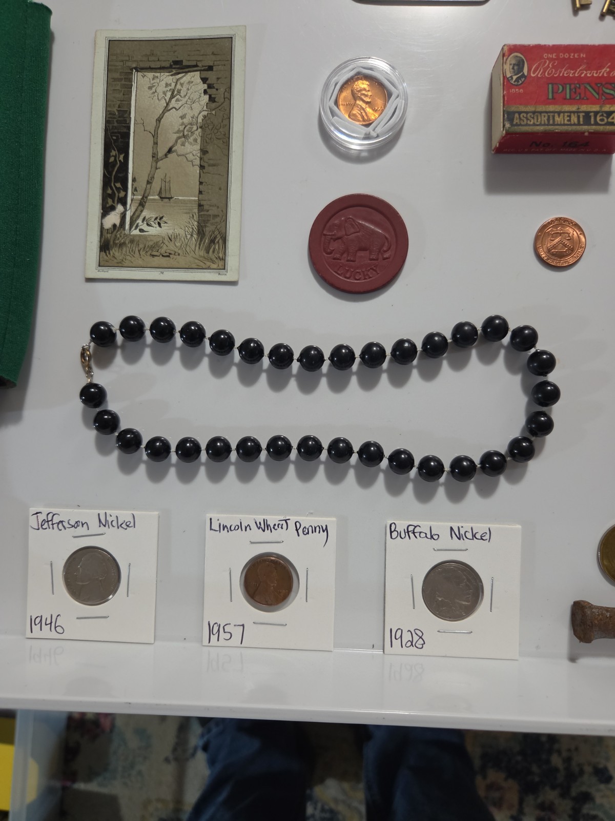vintage junk drawer silver coins lot